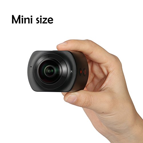 360 Grad Panorama Action Kamera, MixMart HD 1080P WiFi Wasserdichte Action Kamera Helmkamera 220 ° Weitwinkel 2,0 Zoll mit 2 Verbesserten Batterien und Zubehör Kits -