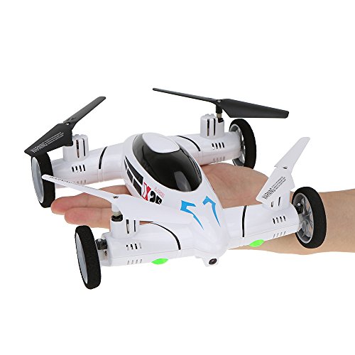 GoolRC SY X25 2.4G 4CH 6 Achsen Gyro Land und Luft RC Fliegen Auto Drone mit 2.0MP Kamera 360 Grad Flips Auto Return Funktion Quadrocopter - 