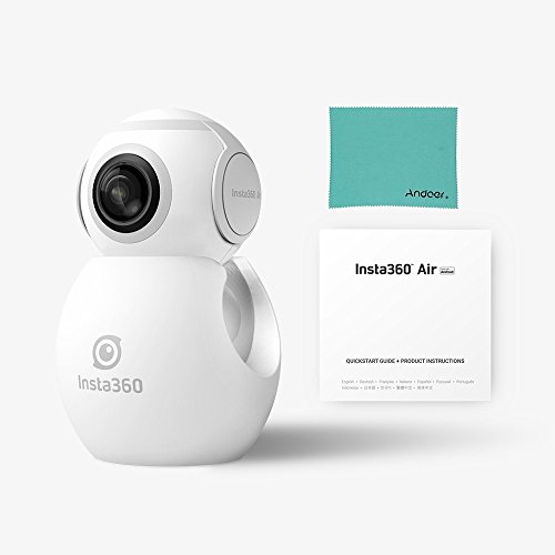 Insta360 Air Compact Mini Panorama 360 Grad 3K HD Kamera Dual Weitwinkel-Fischaugen-Objektiv VR Modus für OPPO R9 / Huawei P9 Mate9 / LG V20 Andriod Smartphone - 