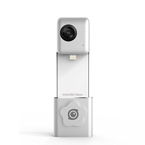 Insta360 Nano hardwrk Edition inkl. Halterung für Stativ oder Selfie Stick - 360 Grad Kamera für iPhone - Full HD - Apple MFi zertifiziert -