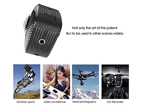 Magicsee P3 VR 360 Grad Panorama Kamera 4K 3040*1520 Doppelobjektiv 220° Fisheye WiFi Sports Action Kamera mit Go Wasserdicht Fall Pro 30M für iPhone iOS Android Smartphone app - 