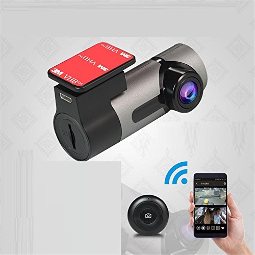AMYMGLL Auto Recorder Single Shot 360 Grad Panoramakamera Hidden Type Loop Recorder 1080P HD Starlight Nachtansicht Gravity Sensor Max. Unterstützung 128G Speicher Eingebauter WiFi 170 Grad Weitwinkel Schuss , roses red - 