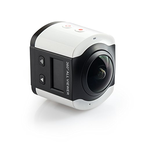 JOYCAM 360 Grad WIFI Action Kamera Wasserdicht 30M mit 220 Grad Großes Objektiv für Outdoor Sport - 