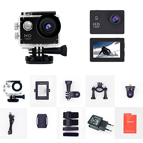 Yuntab A9 kamera Action Full HD 1080p Kamera Wasserdicht 2.0
