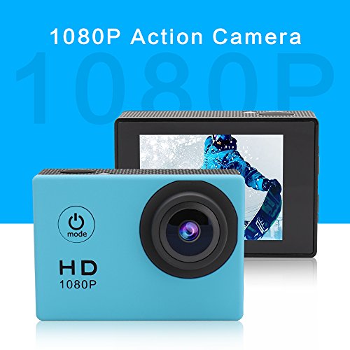 Yuntab A9 kamera Action Full HD 1080p Kamera Wasserdicht 2.0″ LCD 120° Objektiv DVR Outdoor Action Camera Sport Kamera Tauchen und Kostenlosen Zubehör Kits mit Ladegerät - 7