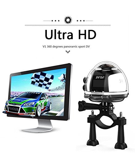 StillCool Wireless 360 Grad Panorama Mini Kamera 3D VR Action Sport Kamera Wifi 16MP 4K HD 30fps Wasserdicht 230 ° groß Objektiv Mini DV Player -