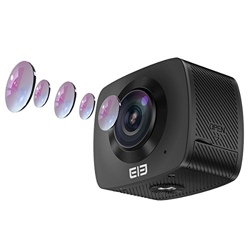 [Official Store] | Elephone EleCam 360 Grad Kamera WIFI HD Dual 960P@ 30FPS Panorama Actionkamera -