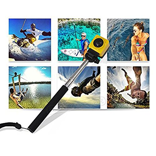 ssstar Cube 360 Sport Video Kamera Wifi H.264 360 Grad Panorama Kamera 360 x 190 ° Großer Panorama Shot Sport Kamera, schwarz -