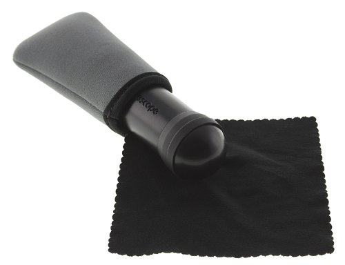 Bubblescope 360 Grad Kameralinse mit Clip-On Schutzhülle Case Cover für iPhone 5/5S - Schwarz -
