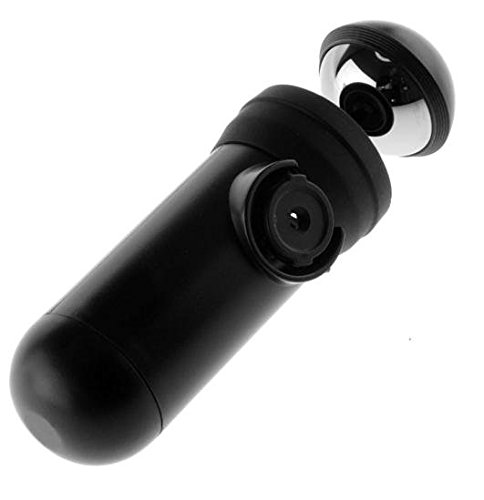 Bubblescope 360 Grad Kameralinse mit Clip-On Schutzhülle Case Cover für iPhone 4/4S und iPhone 5/5S/SE - Schwarz - 